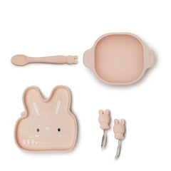 Silicone Suction Snack Plate - Bunny