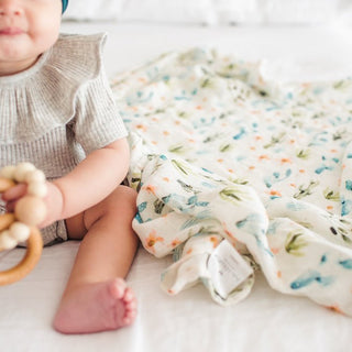 Muslin Swaddle - Cactus Floral