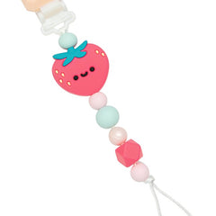 Darling Pacifier Clip - Strawberry