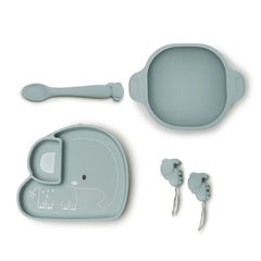 Silicone Suction Snack Plate - Elephant