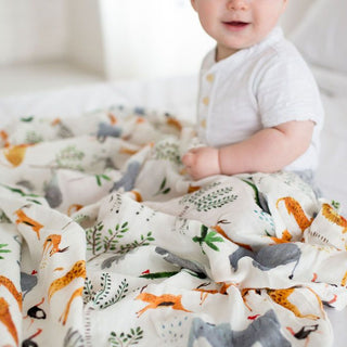 Muslin Swaddle - Safari Jungle