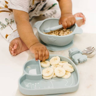 Silicone Snack Bowl - Blue