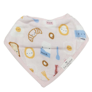 Bandana Bib Set - Breakfast Pink