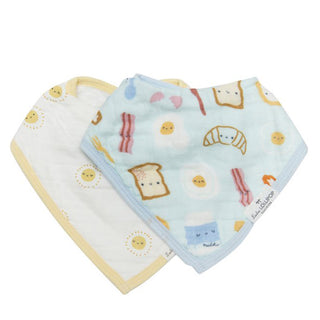 Bandana Bib Set - Breakfast Blue