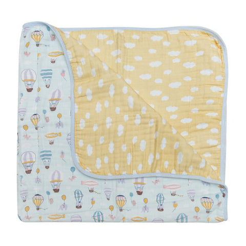 Muslin Quilt Blanket - Up Up Away