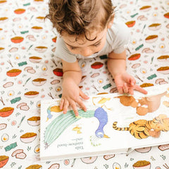 Fitted Muslin Crib Sheet - Ramen