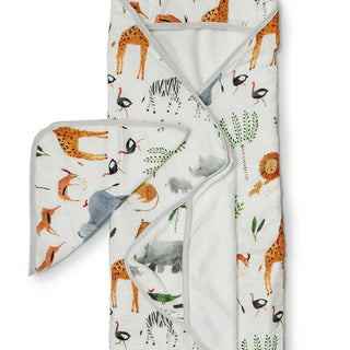 Hooded Towel Set - Safari Jungle