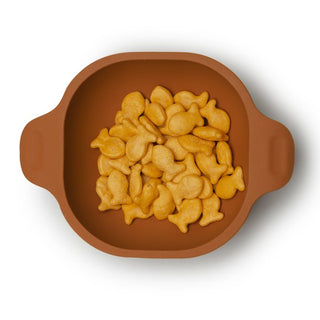Silicone Snack Bowl - Ginger Honey