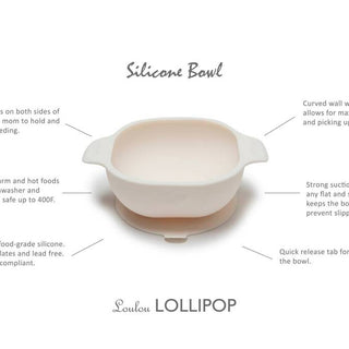 Silicone Snack Bowl - Cream
