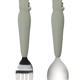 Kid's Spoon/Fork Set - Alligator