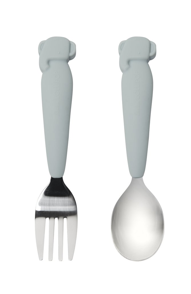 Kid's Spoon/Fork Set - Elephant