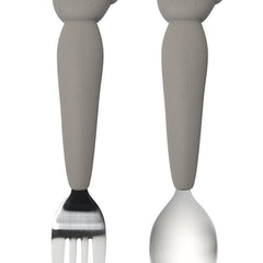Kid's Spoon/Fork Set - Rhino