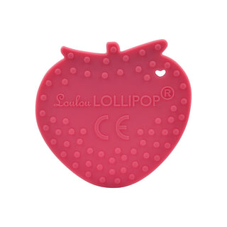 Strawberry Silicone Teether Single