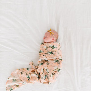 Muslin Swaddle - Blushing Protea