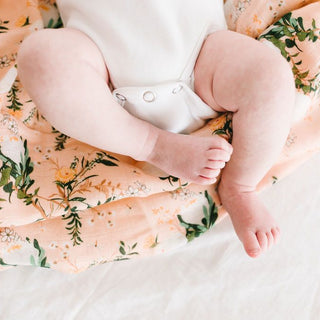 Muslin Swaddle - Blushing Protea